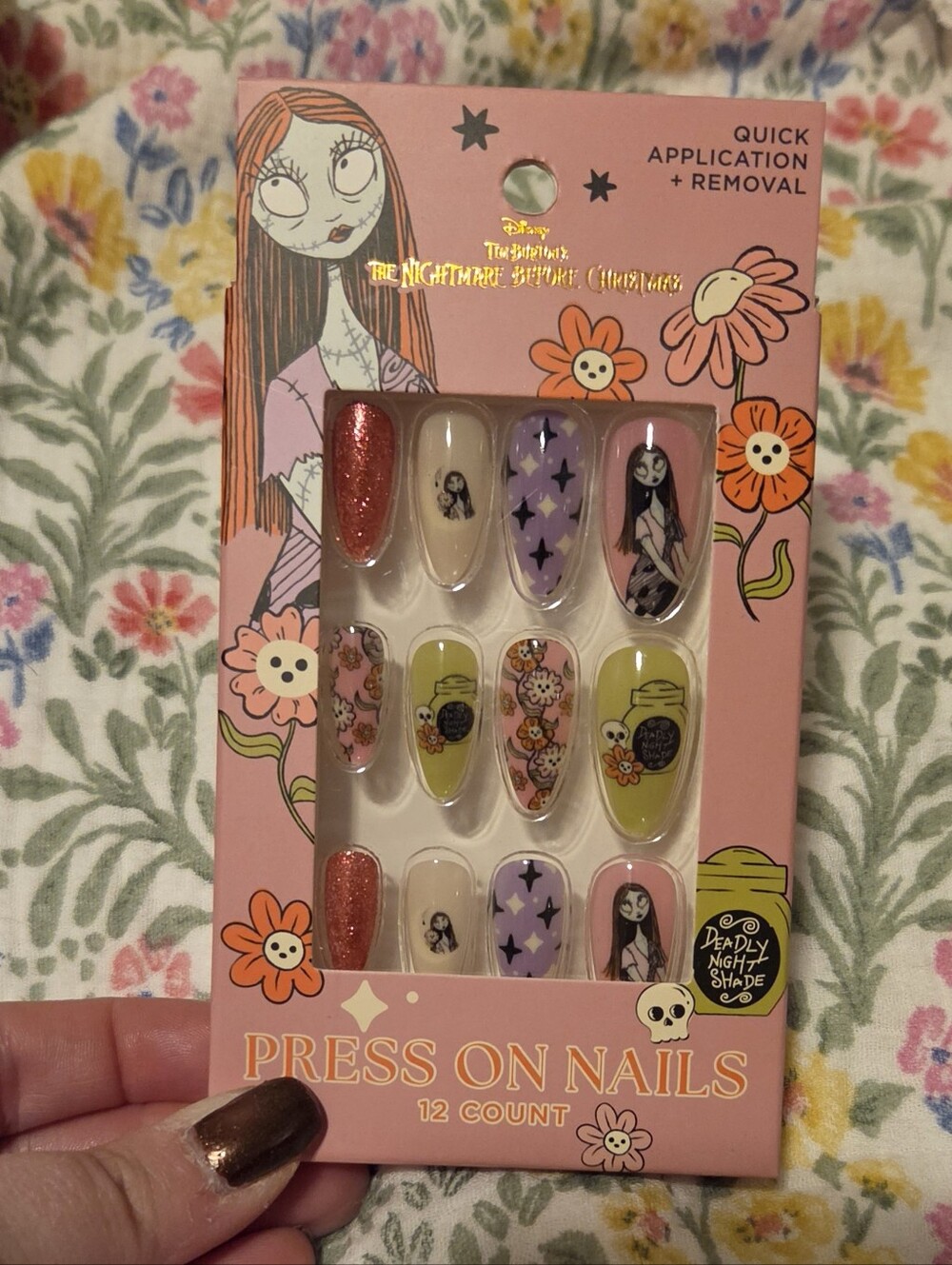 Disney The Nighymare Before Christmas Press On Nails